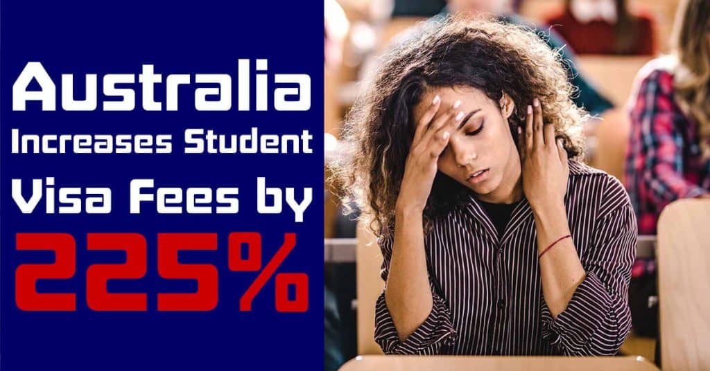 Australia Increases International Student Visa Fees to Prevent Migration