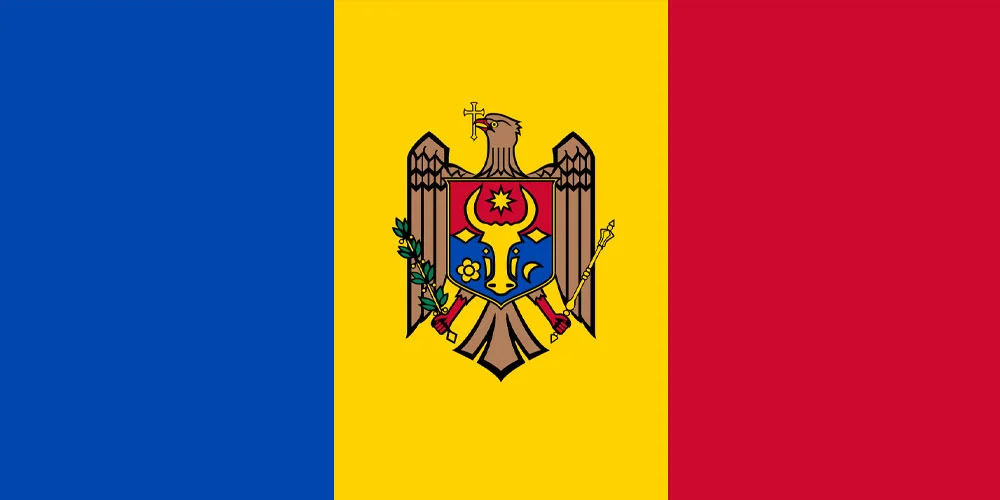 Moldova Country Flag Visaboards