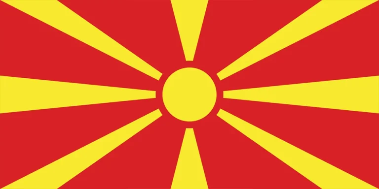 North Macedonia Country Flag Visaboards