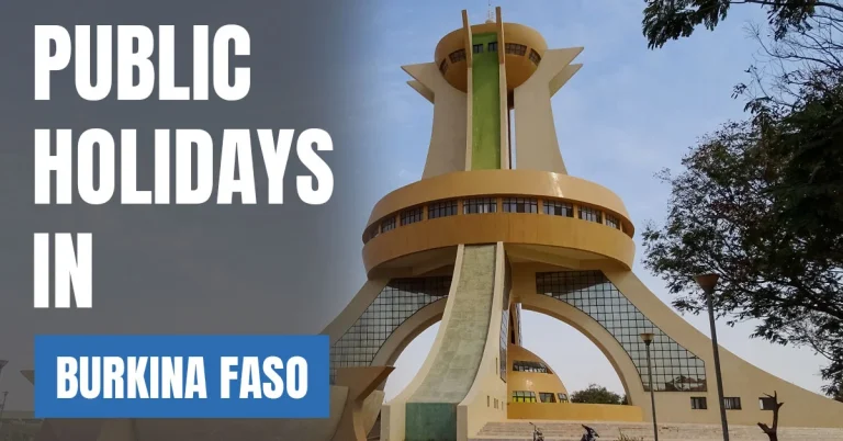 Public Holidays in Burkina Faso 2025 – National & Religious Calendar