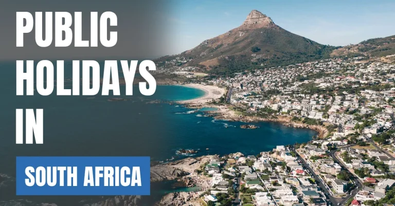 Public Holidays in South Africa