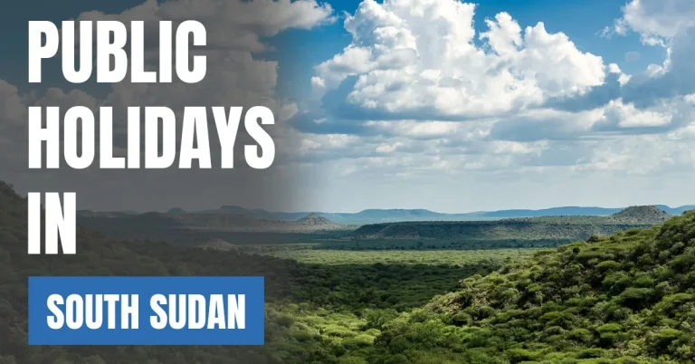 Public Holidays in South Sudan