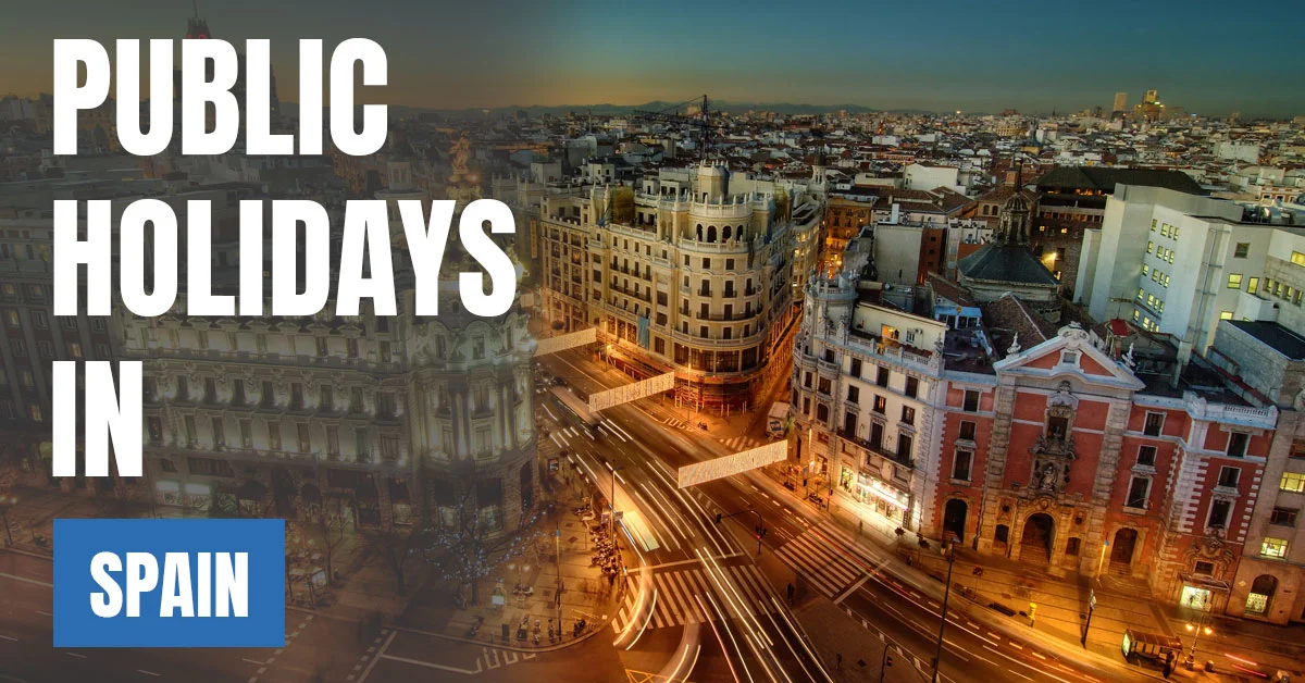 Public Holidays in Spain