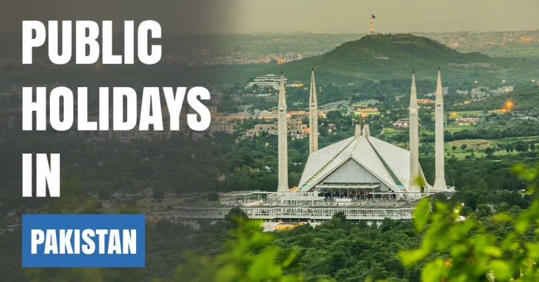 Public Holidays in pakistan