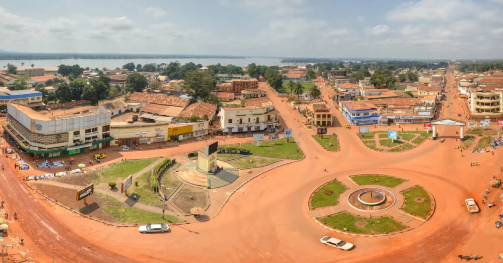 Bangui in Central African Republic visaboards