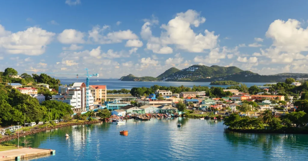 Castries in Saint Lucia visaboards