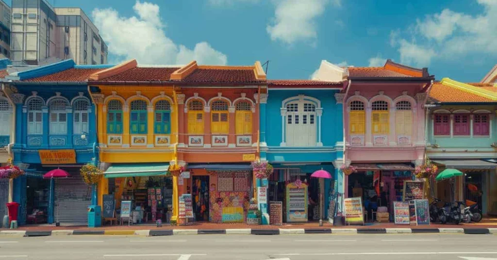 Chinatown & Little India in Singapore visaboards