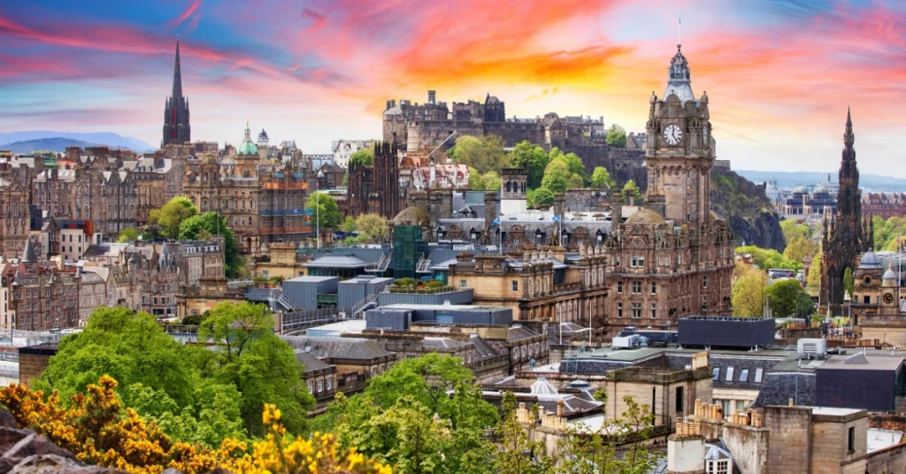 Edinburgh in the United Kingdom visaboards