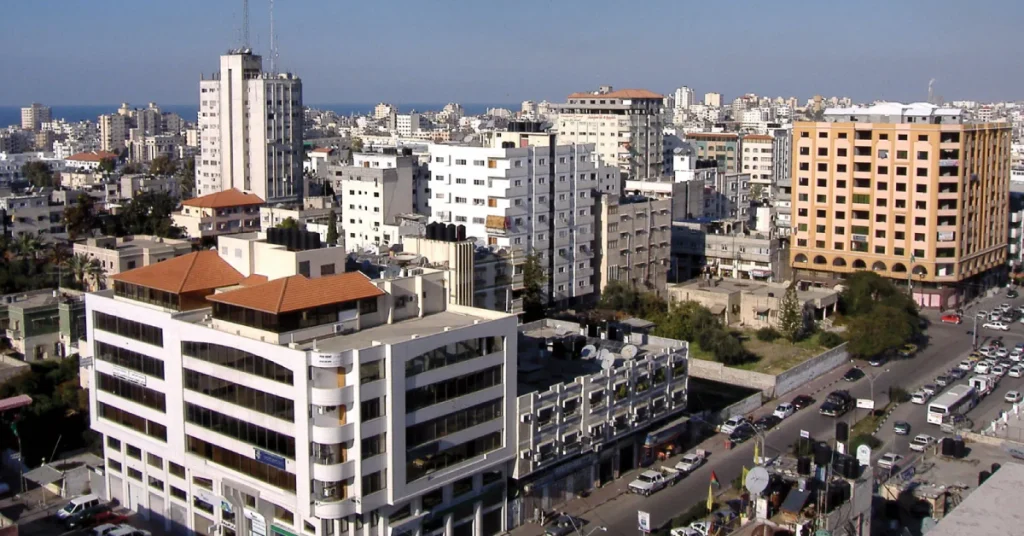 Gaza City in State of Palestine visaboards