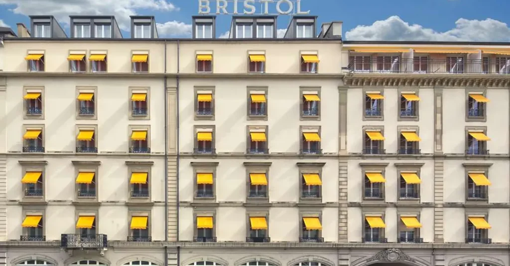 Hotel Bristol – Geneva switzerland visaboards