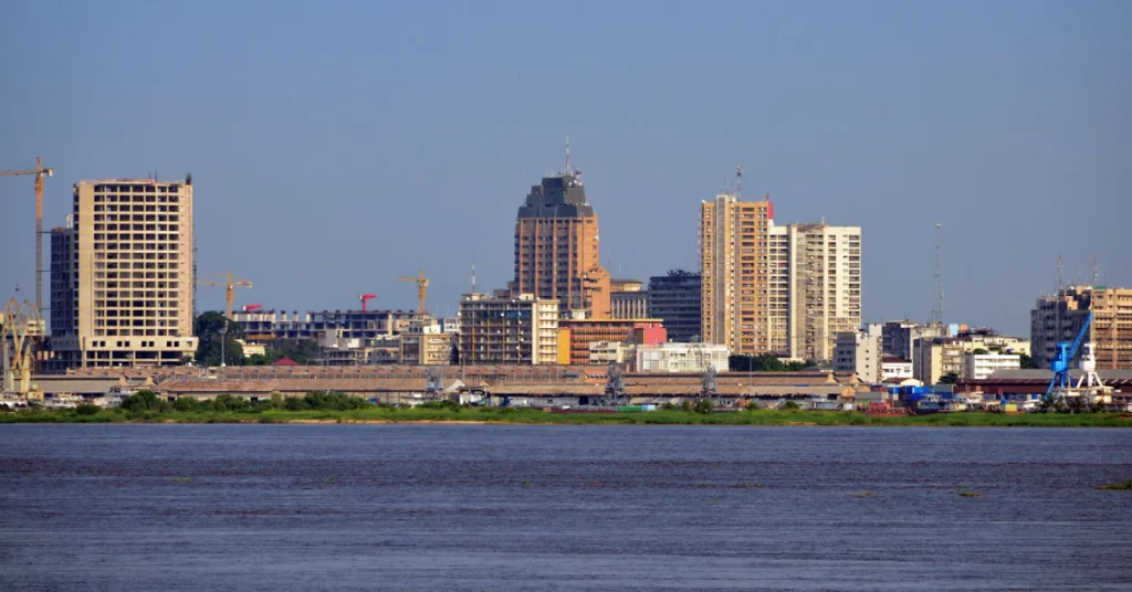 Kinshasa in the Democratic Republic of the Congo visaboards