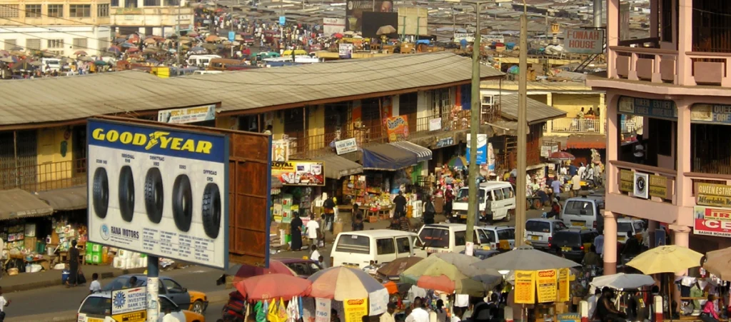 Kumasi in Ghana visaboards