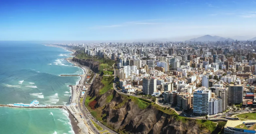 Lima in Peru visaboards