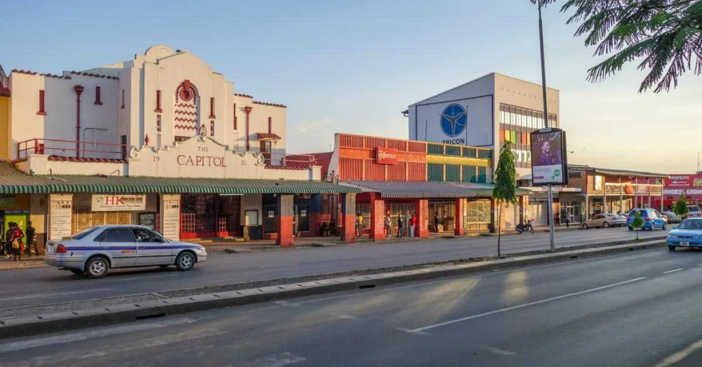 Livingstone Town in Zambia visaboards