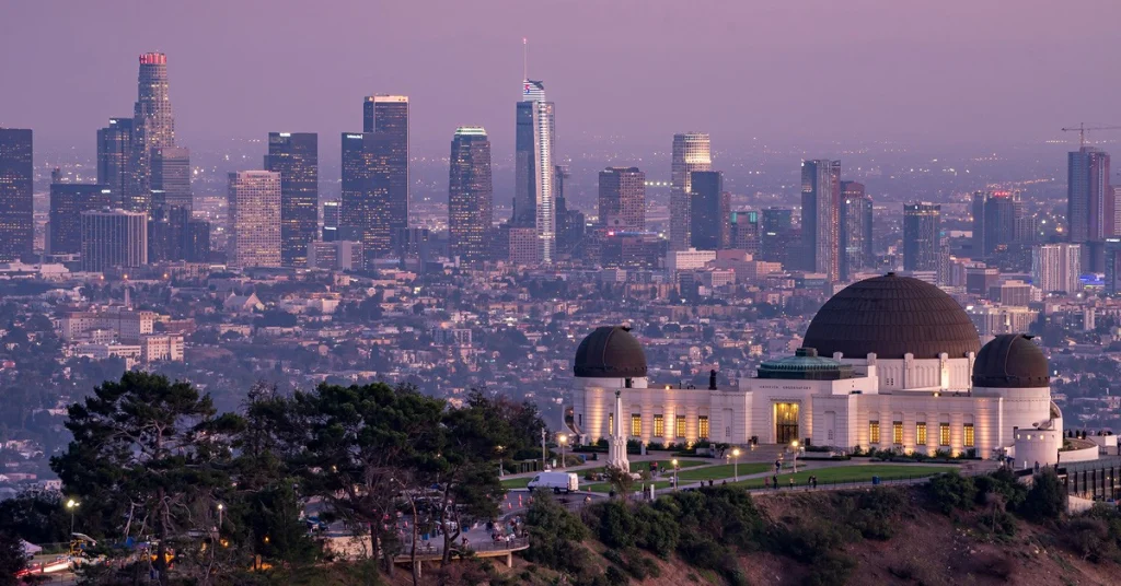 Los Angeles in the United States visaboards