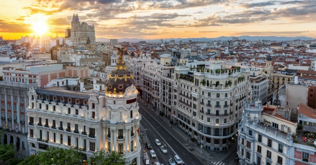 Madrid in Spain visaboards