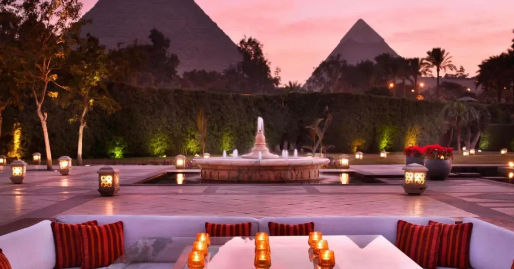 Marriott Mena House (Giza — Near the Pyramids) visaboards