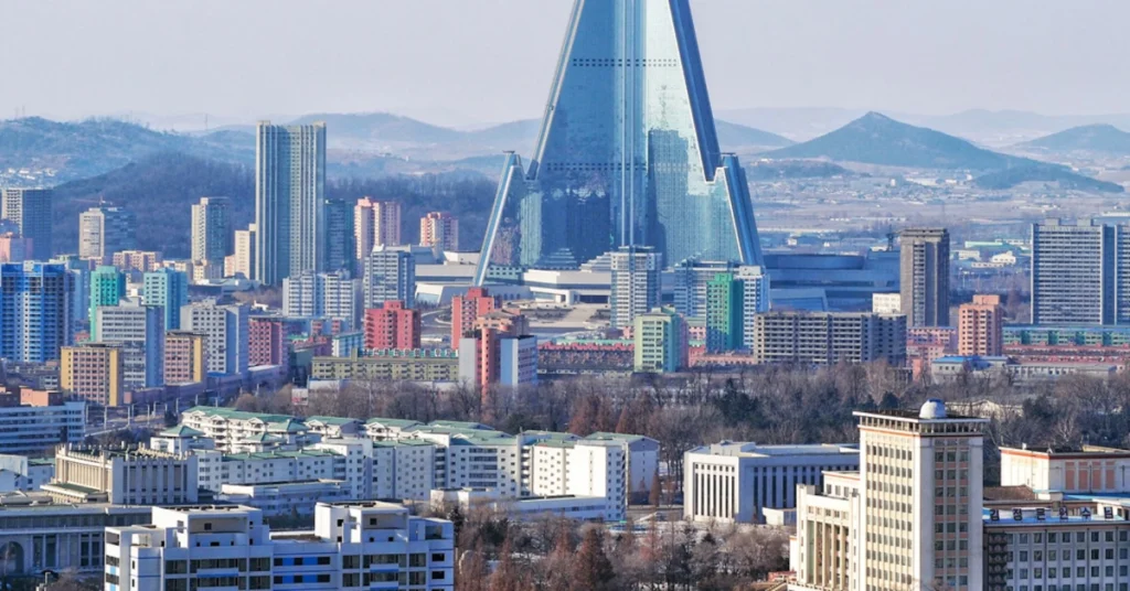 Pyongyang in North Korea visaboards