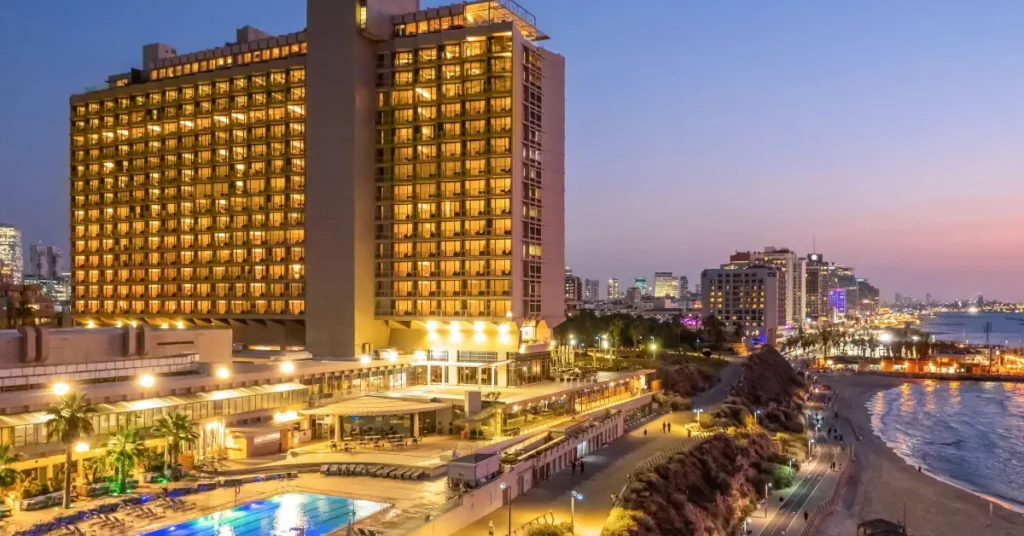 Resort or Coastal Hotel (Example Tel Aviv Mediterranean Coast) visaboards