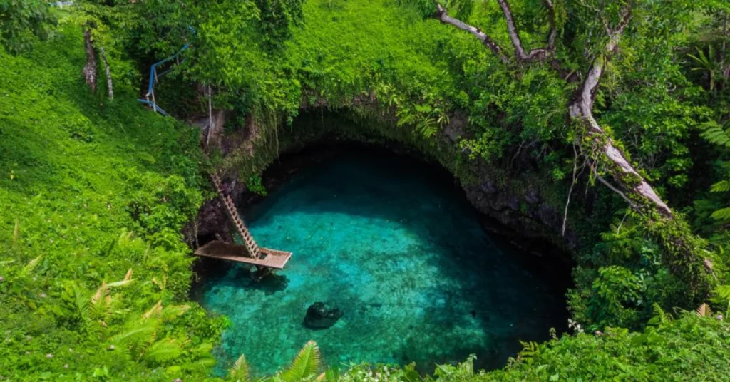 To Sua Ocean Trench in Samoa visaboards