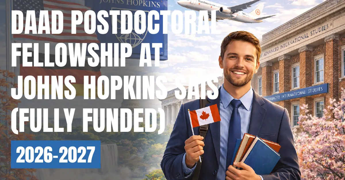 DAAD Postdoctoral Fellowship at Johns Hopkins SAIS 2026–2027 (Fully Funded) visaboards