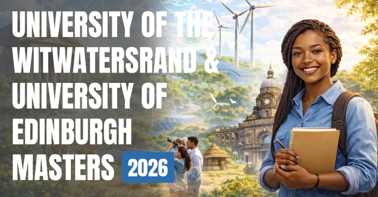 University of the Witwatersrand & University of Edinburgh Masters by Research Sustainable African Futures 2026 visaboards