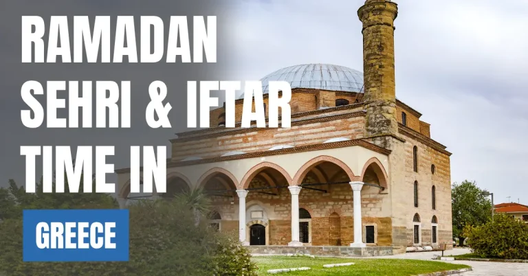 Ramadan 2026 in Greece – Sehri & Iftar Time Calendar visaboards