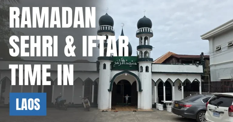 Ramadan 2026 in Laos – Sehri & Iftar Times in Vientiane visabaords