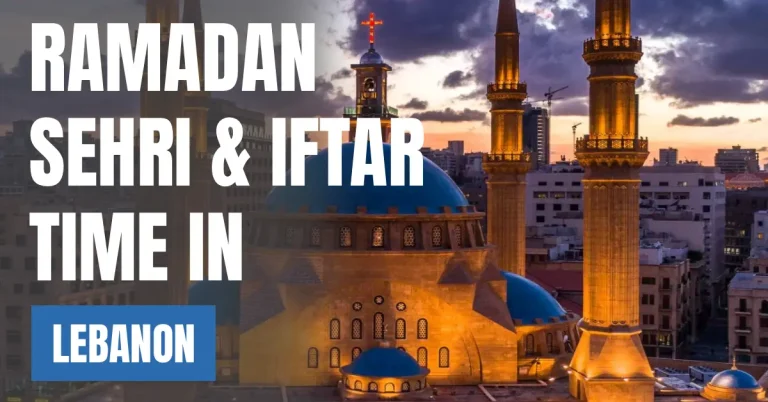 Ramadan 2026 in Lebanon Sehri & Iftar Times, 30 Days Calendar & Fasting Hours visaboards