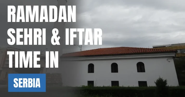 Ramadan 2026 in Serbia Sehri & Iftar Time Calendar visaboards