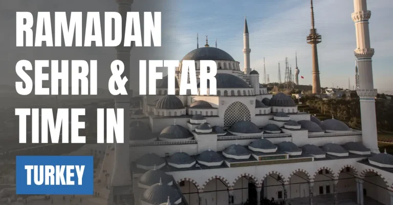 Ramadan 2026 in Turkey Sehri & Iftar Time Calendar visaboards