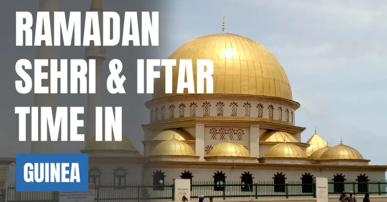 Ramadan Sehri & Iftar Time in Guinea 2026 30 Days Calendar (Conakry) visaboards